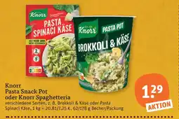 tegut Knorr pasta snack pot oder knorr spaghetteria Angebot