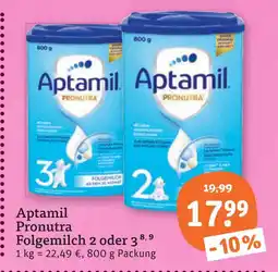 tegut Aptamil pronutra folgemilch Angebot
