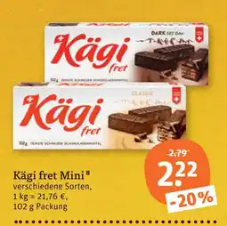 tegut Kägi fret mini Angebot