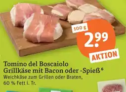 tegut Tomino del boscaiolo grillkäse mit bacon oder -spieß Angebot
