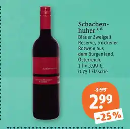 tegut Schachenhuber rotwein Angebot