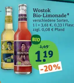tegut Wostok bio-limonade Angebot