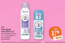 tegut Cd deo spray Angebot