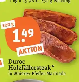 tegut Duroc holzfällersteak Angebot