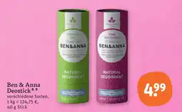 tegut Ben & anna deostick Angebot
