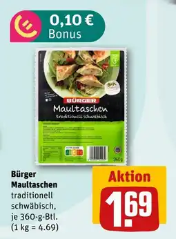 nahkauf Bürger maultaschen Angebot