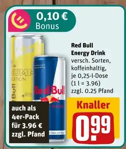 nahkauf Red bull energy drink Angebot