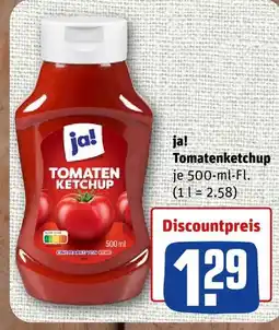 nahkauf Ja! tomatenketchup Angebot