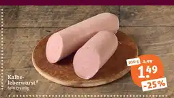 tegut Kalbsleberwurst Angebot