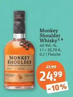 tegut Monkey shoulder whisky Angebot