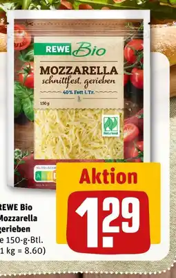 nahkauf Rewe bio mozzarella schnittfest, gerieben Angebot