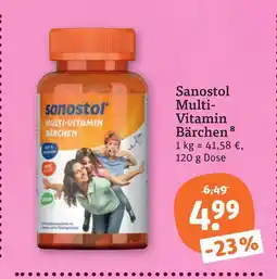 tegut Sanostol multi-vitamin bärchen Angebot