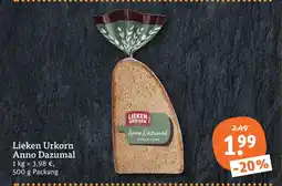 tegut Lieken urkorn anno dazumal Angebot