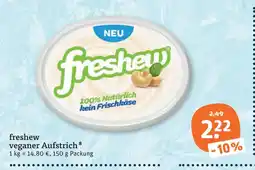 tegut Freshew veganer aufstrich Angebot