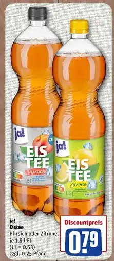 nahkauf Ja! eistee pfirsich Angebot