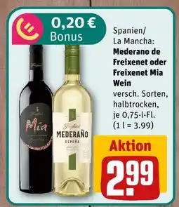 nahkauf Freixenet mederano de freixenet oder mia wein Angebot