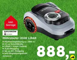 Globus Baumarkt Navimow segway mähroboter i210e lidar Angebot