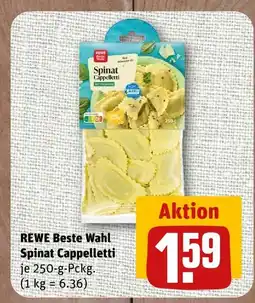 nahkauf Rewe beste wahl spinat cappelletti Angebot