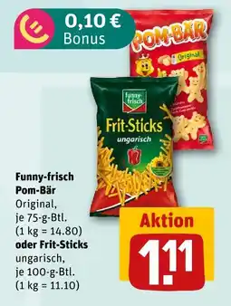 nahkauf Funny-frisch pom-bär oder frit-sticks Angebot
