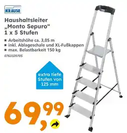 Globus Baumarkt Krause haushaltsleiter monto sepuro Angebot