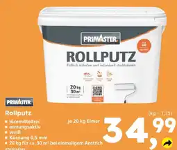 Globus Baumarkt Primaster rollputz Angebot