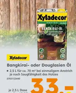 Globus Baumarkt Xyladecor bangkirai öl Angebot