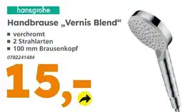 Globus Baumarkt Hansgrohe handbrause vernis blend Angebot