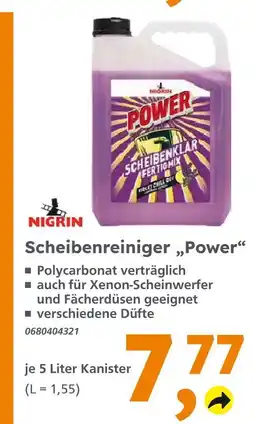 Globus Baumarkt Nigrin scheibenreiniger power Angebot