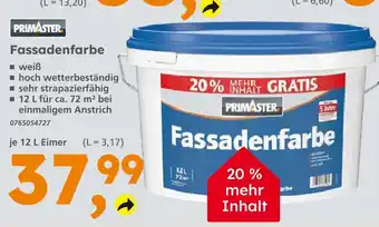Globus Baumarkt Primaster fassadenfarbe Angebot