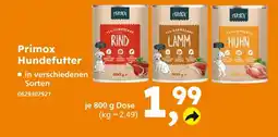 Globus Baumarkt Primox hundfutter rind Angebot