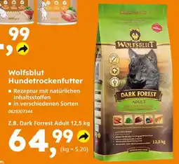 Globus Baumarkt Wolfsblut dark forest adult Angebot
