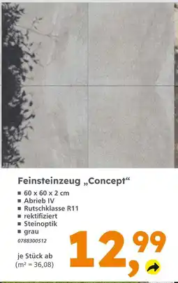 Globus Baumarkt Feinsteinzeug concept Angebot