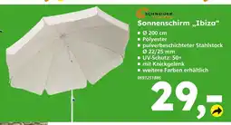 Globus Baumarkt Schneider schirme sonnenschirm ibiza Angebot