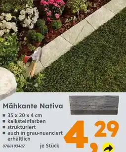 Globus Baumarkt Mähkante nativa Angebot