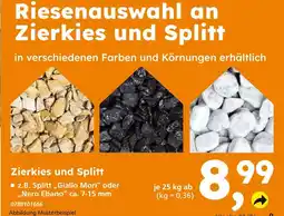 Globus Baumarkt Zierkies giallo mori Angebot