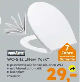 Globus Baumarkt Primaster wc-sitz new york Angebot