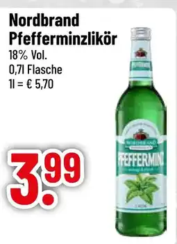 trinkgut Nordbrand pfefferminzlikör Angebot