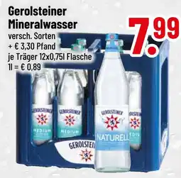 trinkgut Gerolsteiner mineralwasser Angebot