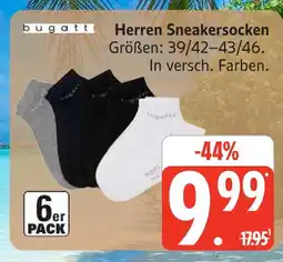 Marktkauf Bugatti herren sneakersocken Angebot