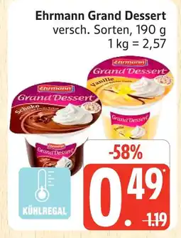 Marktkauf Ehrmann grand dessert schoko Angebot