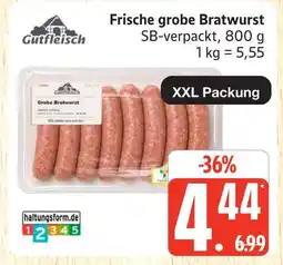 Marktkauf Gutfleisch frische grobe bratwurst Angebot