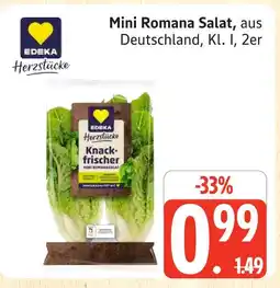 Marktkauf Edeka mini romana salat Angebot