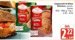 Marktkauf Coppenrath & wiese unsere goldstücke 7 roggen-brötchen Angebot