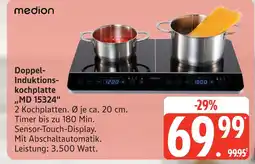 Marktkauf Medion doppel-induktionskochplatte md 15324 Angebot