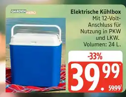 Marktkauf Garden hero elektrische kühlbox Angebot