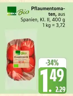 Marktkauf Edeka bio pflaumentomaten Angebot