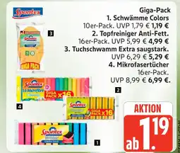 Marktkauf Spontex schwämme colors Angebot