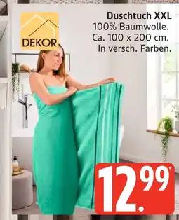 Marktkauf Dekor duschtuch xxl Angebot