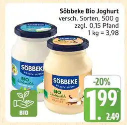 Marktkauf Söbbeke bio joghurt Angebot