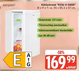 Marktkauf Exquisit kühlschrank ks16-v-040e Angebot